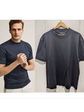 NWT J. Lindeberg | Ace Mock Neck T-shirt in Black
